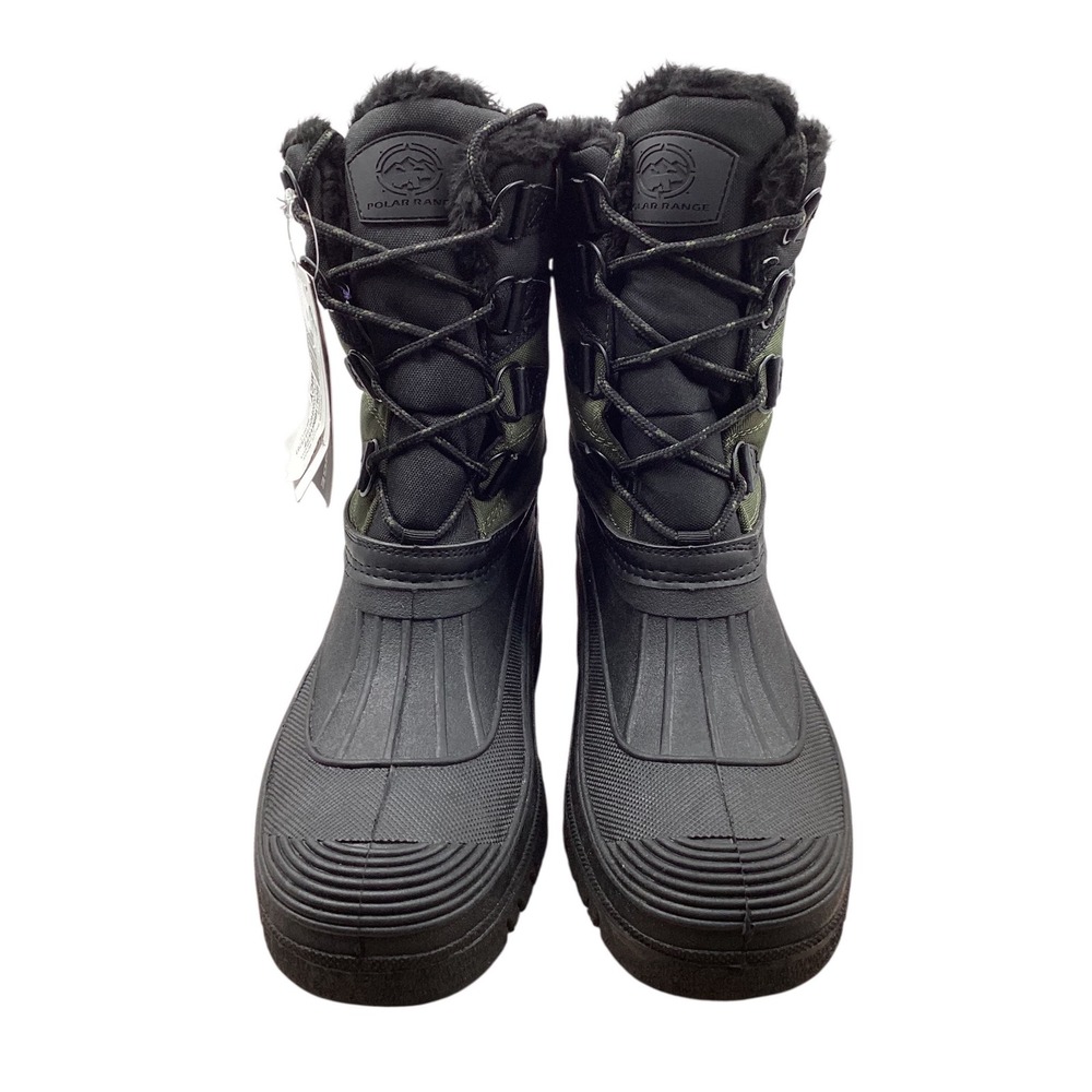 Polar Range Decker Men 11 Snow Boots Olive Green Black Waterproof Winter Duck